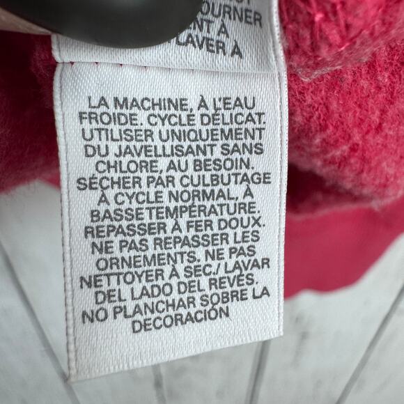 Victoria's Secret Pink Silver Sequin Bling Full Zip Hoodie Sweater Size Medium - Picture 11 of 16